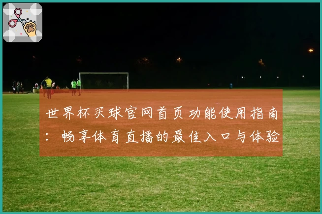 世界杯买球官网首页功能使用指南：畅享体育直播的最佳入口与体验分享