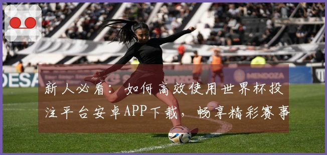 新人必看:如何高效使用世界杯投注平台安卓APP下载,畅享精彩赛事直播